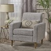 Vynxaria Sawyer Mid-Century Modern Fabric Club Chair - 3 of 4