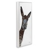 Stupell Industries Donkey Peering Happily Casual Farm Portrait Black Framed Giclee Art - 3 of 4