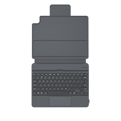 Zagg Keyboard Messenger Folio 2 - Apple Ipad 10.2/10.5 - Charcoal : Target