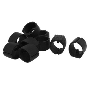 Unique Bargains Breuer Chair Tubing Pipe Foot Round U-Shape Plastic Caps 20mm Dia 10Pcs - 1 of 4