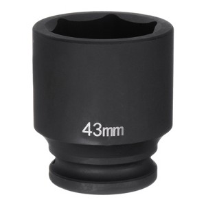 Unique Bargains Metric 40Cr Alloy Steel 3/4" Drive Spindle Axle Nut 6-Point Impact Socket - 1 of 4