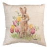 Adorable Bunny Bun Bun 18 Inch Pillow – Indoor Outdoor Use by Manual Woodworkers and Weavers - 3 of 3