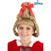 HalloweenCostumes.com One Size Fits Most Girl Adult Christmas Girl Deluxe Wig, Red/Yellow - 4 of 4
