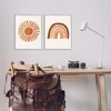 Stupell Industries Orange Sun Patterned Rainbow Boho, 16" x 20" - 2 of 4