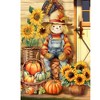 Briarwood Lane Fall House Flag 40x28 For Outdoor Country Scarecrow For Fall House Flag - 3 of 4