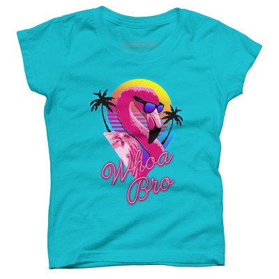 Girl's Design By Humans Whoa Bro By tararisingnc T-Shirt