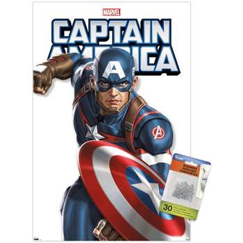 Trends International Marvel Comics - Captain America Feature Series Unframed Wall Poster Prints