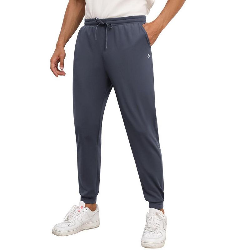 Men's Fleece Lined Sweatpants Thermal Pajama Jogger Pant with Pockets for Athletic Workout Running, 2 of 7