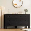 Whizmax 6 Drawer Dresser for Bedroom, Modern Double Dresser Organizer with Storage Drawers, Wooden Chests of Drawers for Bedroom, Hallway - 4 of 4