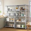 5-Tier Heavy-Duty Steel Shelving Unit - 500 lbs Capacity, Adjustable Storage Rack for Garage, Pantry & Kitchen - 3 of 4