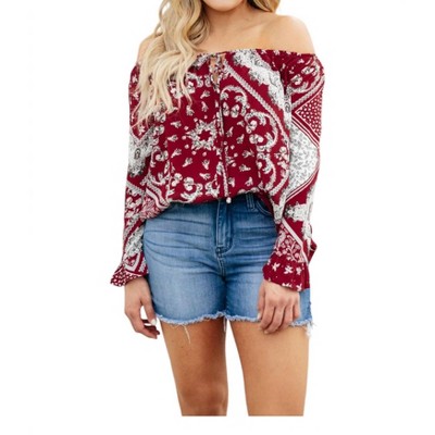 Women's Runaway Top Blouse - And The Why 1x : Target