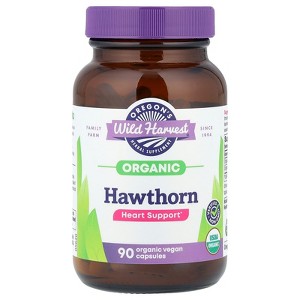 Oregon's Wild Harvest Organic Hawthorn, 90 Vegan Capsules - 1 of 4