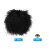 Unique Bargains Fluffy Soft Elastic Faux Fur Pom Poms for Hats DIY Scarves 6 Pcs - 3 of 4
