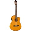 Lucero LFB250Sce Spruce/Cypress Thinline Acoustic-Electric Classical Guitar Natural - 3 of 4