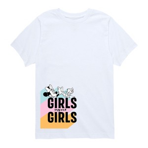 Girls' - Disney - Girls Support Girls Short Sleeve Graphic T-Shirt - 1 of 4