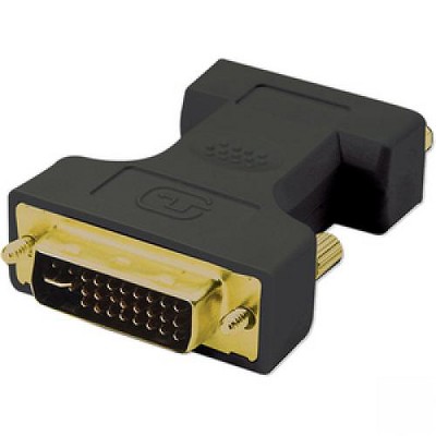 4XEM DVI Male To VGA Female Adapter SVGA SXGA UXGA HDTV - DVI Male to VGA Female adapter 1 x HD-15 Female VGA - 1 x DVI-I (Dual-Link) Male Video