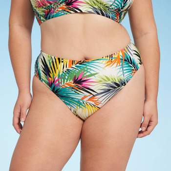 Soma Perfect High-Waist Bikini Swim Bottom Breezy Palm