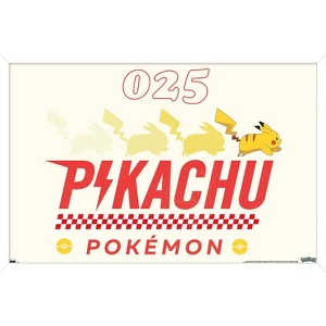 Trends International Pokémon - Pikachu Nostalgia Framed Wall Poster Prints - 1 of 4