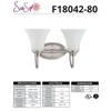 Sunset Lighting 2-Light Darby Vanity 100W Satin Nickel - 2 of 4