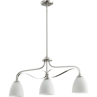 Quorum Lighting Jardin 3-Light Satin Nickel Ceiling Fan