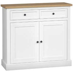 Sideboard Buffet Cabinet, Kitchen Cabinet Bar Cabinet with 2 Drawers and Double Door Cupboard for Living Room, Entryway - 1 of 4