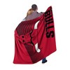 NBA Chicago Bulls 60" x 80" Raschel Throw Blanket - 4 of 4