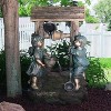 Sunnydaze 39"H Polyresin and Fiberglass Children at the Well Outdoor Water Fountain with LED Light - 4 of 4