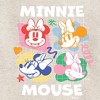 Boys' - Disney - Minnie Mouse Multicolored Grid Graphic Long Sleeve Fleece Sweatshirt - 2 of 4