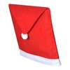Aghana Digitals 6-Pack Red & White Polyester Felt Christmas Bobble Hat Chair Back Covers - 51x53cm, - 3 of 4