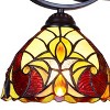 Chloe Lighting Adia Victorian Tiffany-Style Dark Bronze 3 Light Mini Chandelier 25" Wide - 3 of 4