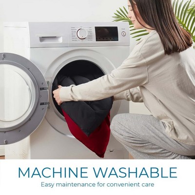 Burgundy and Black Reversible Twin Microfiber Duvet