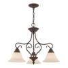 Livex Lighting Coronado 3 - Light Chandelier in  Imperial Bronze - 4 of 4