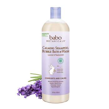 Babo Botanicals Calming Lavender Baby Bubble Bath & Wash - 15 fl oz