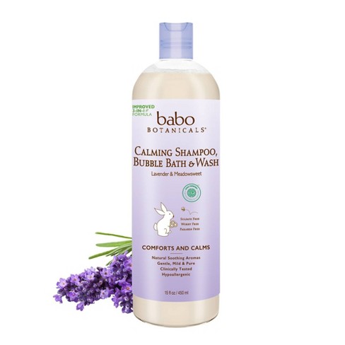 Babo Botanicals Calming Lavender Baby Bubble Bath & Wash - 15 fl oz - image 1 of 4