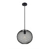 Elegant Lighting Gene 1-Light Black Pendant with Clear Glass Globe - 3 of 4