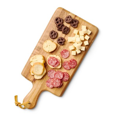 Charcuterie Bites Genoa Nuggets White Cheddar Cheese Crostini Dark Chocolate Covered Pretzel - 6.3oz - Good & Gather™