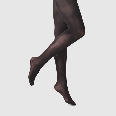 Black and Colored Opaque Tights for Women