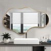 Beautyolove Irregular Aluminum Alloy Framed Asymmetrical Wall Mirror - 3 of 4