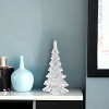 HomeRoots 10" Mouth Blown Clear Glass Christmas Tree Sculpture - 2 of 4