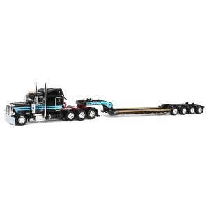 First Gear DCP 1/64 Peterbilt 389 w/ Fontaine Magnitude Lowboy & Fliptail, Cappello Heavy Transport 60-1842 - 1 of 4