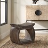 Uttermost Connor Walnut Accent Stool - 2 of 4
