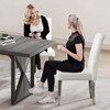 NicBex High-End Plush Velvet Upholstered Tufted Dining Chairs Set of 2 with Stainless Steel Legs,Modern Accent Chairs for Dining Room,Office - 3 of 4