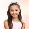 Unique Bargains Girl's Knotted Headband Green Blue 1.18" Wide 6 Pcs - 2 of 4