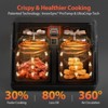 12QT Large Dual Basket Air Fryer with Technology 10-in-1 Functions, 2 Independent 6QT Baskets, Easy-Clean View Window & Dishwasher Safe Baskets - 4 of 4