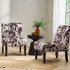 Christopher Knight Home Kassi Contemporary Upholstered Slipper Chairs (Set of 2) - 2 of 4