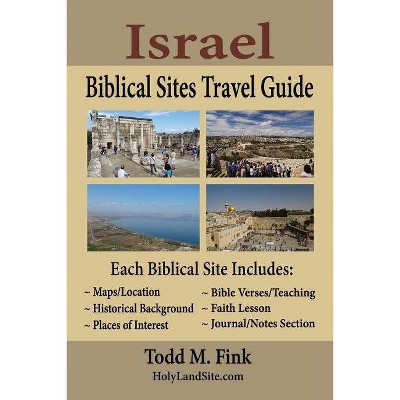 Israel Biblical Sites Travel Guide By Fink Paperback - 
