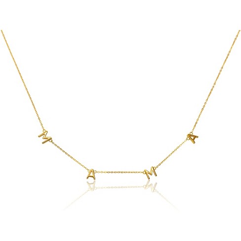 Gold-plated pendant necklace - Gold-coloured/U - Ladies