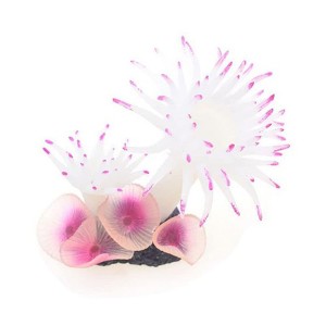 Aquarium Decor, Artificial Aquarium Plants - Simulation Silicone Coral Sea Tree Ornament, TPC Eco-Friendly for Fish Tank Landscaping - 1 of 2
