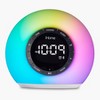 iHome Sunrise Alarm Clock Radio with Bluetooth Speaker and Color Changing Lamp - White (iBT32) - image 2 of 4