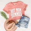 Simply Sage Market Hot Mom Summer Short Sleeve Tee - S - Sunset - 3 of 4